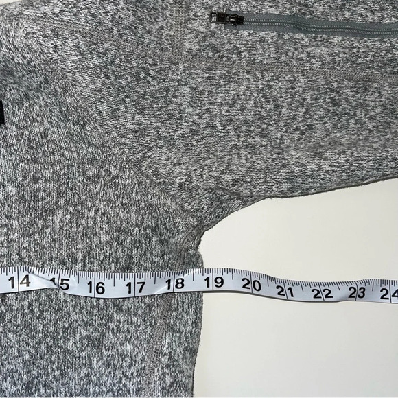 Patagonia Better Sweater Light Gray 1/4 Zip Fleece Sweatshirt Medium Women’s - Picture 6 of 11